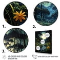 thumbnail image 3 of Designart "Ferns Plant Calm Oasis II" Floral Floater Framed Wall Decor, 3 of 7