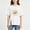 White, variant on Tdoqot Girls Graphic T Shirts- Summer Fashion Cute Short Sleeve Causal Kids Basic Tees Pink Size 4-12