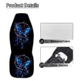thumbnail image 5 of Yuyamidu Blue Butterfly Car Accessories Sets 2 Pcs Auto Front Seat Covers Dream Catcher Car Seat Cover Sets for Women Car Interior Seat Cushion, 5 of 7