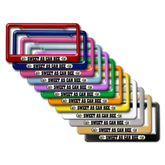Sweet As Can Bee - Bumble Bee License Plate Frame