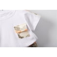 thumbnail image 2 of Teen Boy Clothes Toddler Baby Boys Kids Unisex Summer Cotton Cute Printed Short Sleeved Running Suit 12 18 24 Month 3T 4T 5T T Shirt Pullover Tops Shorts Shirts Outfits Set 2PCS, 2 of 5