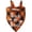 Orange2, variant on Halloween Thanksgiving Christmas Holiday Dog Bandanas, Plaid Double Layer Soft Cotton Bandana, Adjustable Holiday Scarf for Medium and Large Dogs, Festive Seasonal Pet Accessory