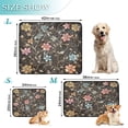 thumbnail image 2 of Washable Pet Pee Pads with Super Absorbent Reusable Training Pads for Dogs & Cats Pastel Flowers and Vines Pattern, 2 of 6
