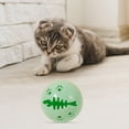 thumbnail image 4 of Fairnull Cat Ball Toy Hollow Out Replaceable Detachable Fish Bone Bell Ball Indoor Kitten Teaser Sound Toy for Entertainment, 4 of 10