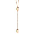 thumbnail image 2 of Angara Collier Péridot Naturel - Collier Style Lariat Péridot Rond 2.8 ct en Or Rose 14K pour Femmes, 2 of 8