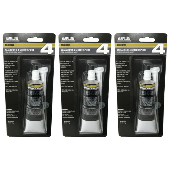 Yamaha Genuine OEM Semi Drying Liquid Gasket ACC-BOND4-MC-00 - 3 Pack