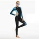thumbnail image 3 of Traje de Trabajo para Mujer, Trajes Húmedos para Mujeres en Agua Fría Traje de Buceo Cuerpo Completo para Buceo Snorkeling Surfing Natación Piragüismo XL azul Macarena Traje de buceo de cuerpo entero, 3 of 8