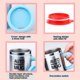 thumbnail image 3 of leyfeng Taza magnética automática de 400 ML, taza para mezclar de acero inoxidable aislada, taza para mezclar, mezclar café, jugo de leche, 3 of 8