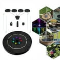 thumbnail image 3 of 16CM  Solar Fountain Pump 3.5W Battery Powered Birdbath Fountain with 7LED Colorful Light Float Solar Fountain Pump, 3 of 8