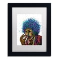 thumbnail image 2 of Trademark Fine Art "Jimi Hendrix" Canvas Art by Marlene Watson, White Matte, Black Frame, 2 of 4