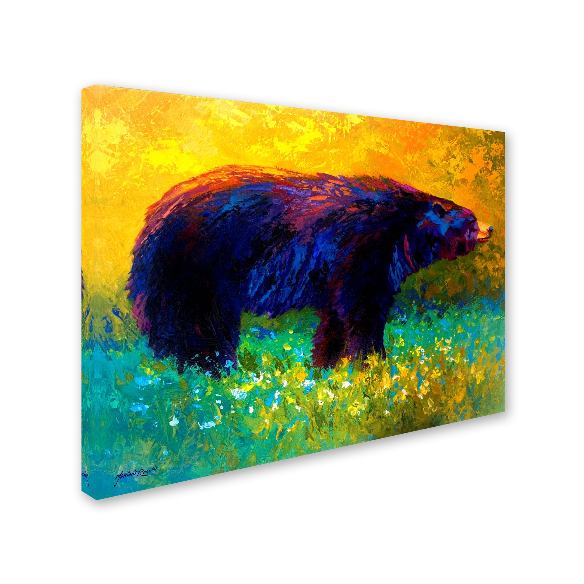 Trademark Fine Art 'Spring Stroll' Canvas Art by Marion Rose