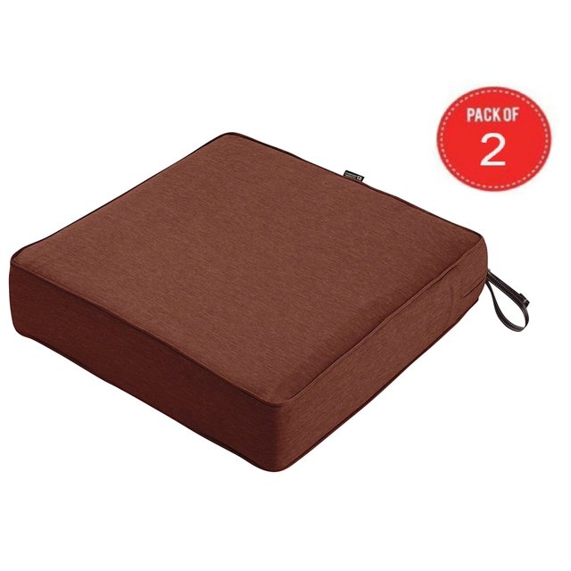 Classic Accessories Montlake Seat Cushion Foam & Slip Cover, Heather