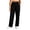 Black #018, variant on Baggy Cargo Pants Women Parachute Hiking Wide Leg Pants with 4 Pockets Y2K Clothes Casual Travel, 2XL