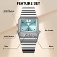 thumbnail image 6 of SKMEI Men Watch Digital Sports Watches for Womens Mens Multifunction Waterproof Wristwatch with 3Time/Alarm/Chronograph, 6 of 9