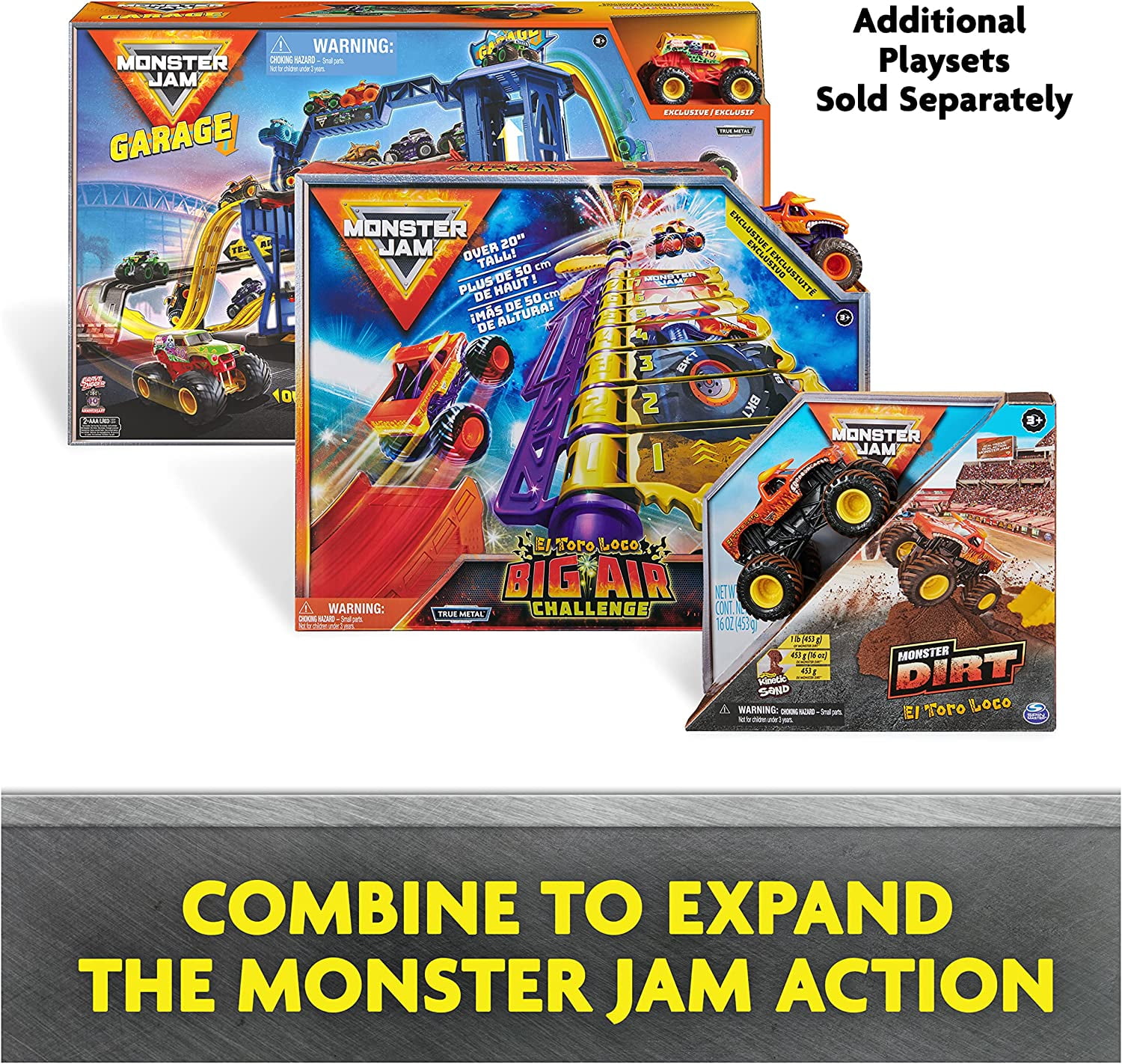 Monster Jam, Official Retro Edition Max-D 5-Pack of 1:64 Scale Monster Trucks, Kids Toys for Boys and Girls Ages 3 and up