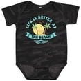 thumbnail image 3 of Inktastic Life's Better at the Beach Girls Baby Bodysuit, 3 of 5