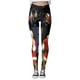 thumbnail image 1 of Gibobby Pantalones estampados de Navidad personalizados para mujer, mallas ajustadas personalizadas para mallas para correr, mallas navideñas de muñeco de nieve para fiesta (Rojo, L), 1 of 5