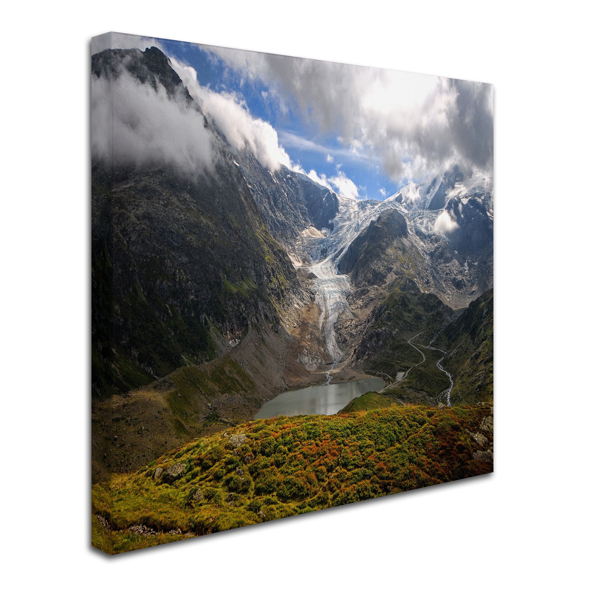Trademark Fine Art 'River of Ice' Canvas Art by Philippe Sainte-Laudy