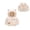 #A02-White, variant on Abcomgle Toddler Winter Coat Cute Bear Ears Hooded Puffer Jacket Kids Lightweight Puffer Padded Light Jacket for Boys Winter Warm Baby Coat