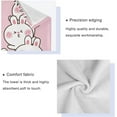 thumbnail image 4 of SKYSONIC 3 Pack Towel Cute Rabbit Cotton Bath Towel Set (1 Bath Towel, 1 Hand Towel, 1 Washcloth) for Bathroom, Super Soft and Quick Dry Towels, 4 of 7