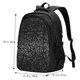 thumbnail image 5 of Fotbe Black And White Dotted Mochila con Estampado y Puerto USB para Hombre y Mujer, Mochila Antirrobo, Mochila de Viaje, Mochila Escolar, Mochila Universitaria, 5 of 7