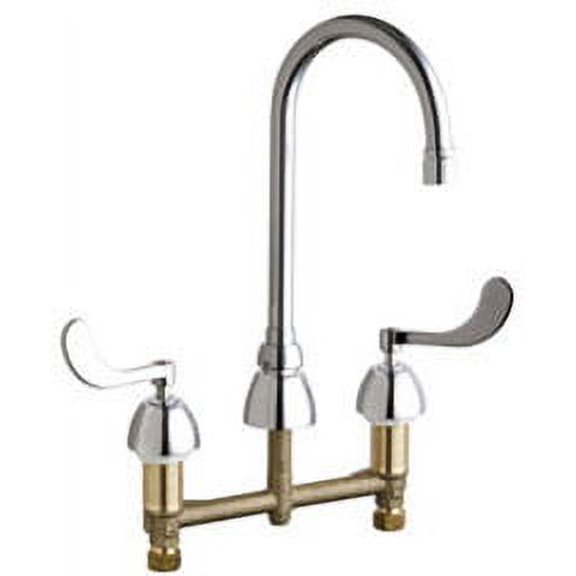 Chicago Faucets 786-E2805-5Xkab Commercial Grade High Arch Kitchen Faucet - Chrome