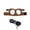 Brown, variant on Squirrel Traction Rope Set, Chest Strap And Leash Adjustable Small Animal Walking Harness, Anti-Biting Chain Rope Vest Strap for Hamster Gerbil Rat Mouse & Small Animals, for Reptile Walking
