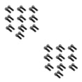 thumbnail image 4 of kurtrusly 20 Pcs Vis Hexagonale en Alliage Tête de Cylindre Vis Lisses Boulons Écrou Fixation Entretien Réparation Mécanique M8x10 2Ensemble, 4 of 6