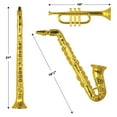 thumbnail image 5 of Gold Plastic Musical Instruments, 16"-21", (3/Pkg), 5 of 5
