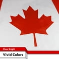 thumbnail image 4 of G128 Combo Pack: American USA Flag 2x3 Ft & Canada Canadian Flag 2x3 Ft | Both LiteWeave Pro Series Printed 150D Polyester, Brass Grommets, 4 of 8