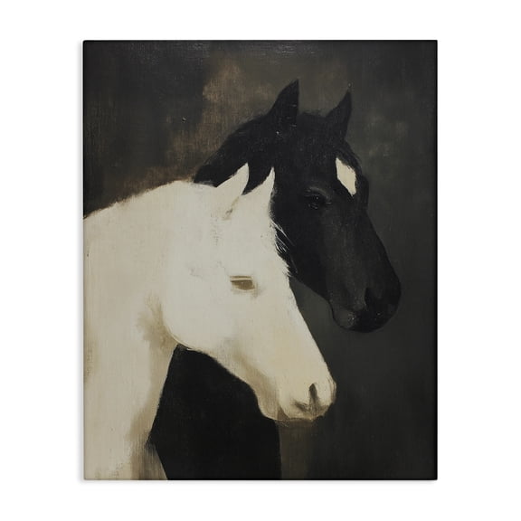 Stupell Industries Horse Harmony Contrast Canvas Wall Art, design by Svetlana Aleynikova, 48 x 36