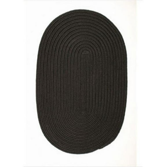 Indoor/Outdoor Black Runner Rug - 2 ft. x 7 ft.