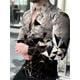 thumbnail image 1 of Camisas de manga larga de lujo a la moda para hombre, camisas con cuello vuelto y botones, ropa de fiesta para hombre , blusas casuales con estampado de flores, 1 of 6