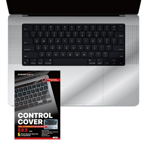 Green Onions Supply RT-KCPMP162011 Ultra-Thin, Full-Cover Keyboard for MacBook Pro 16.2-inch M4/M3/M2/M1 (2021-2024) with Touch ID