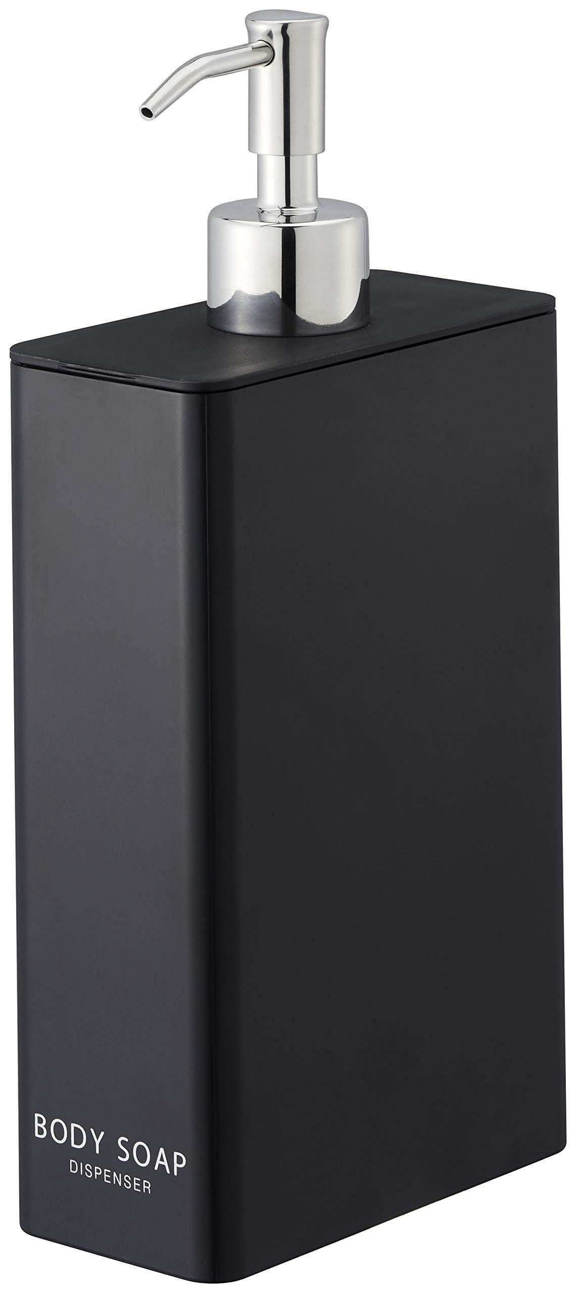 Yamazaki Tower Body Soap Dispenser Black Rectangular One Size