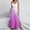 A191 Multicolor, variant on Women's Summer Gradient Long Dress Spaghetti Strap V Neck Sleeveless Backless High Split Hem Flowy Maxi Dress Breathable Beach Vacation Cruise Apparel