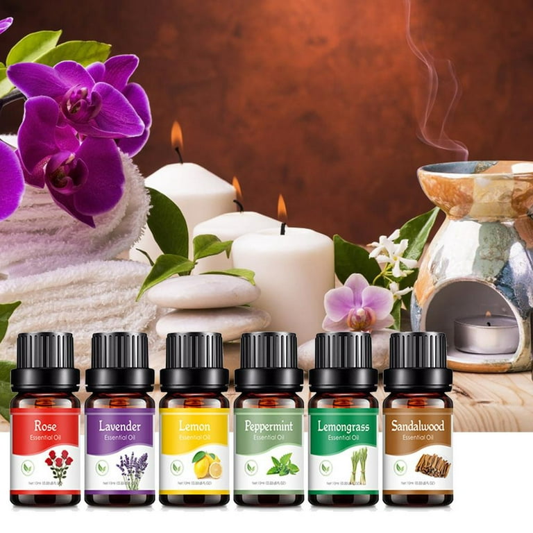 Essential Oil For Diffusers Organic Fragrance Oil For Diffuser Essential  Oils Set Natural Aromatherapy Oils For Candle Making