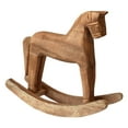 thumbnail image 1 of Wooden Rocking Horse Beige Home Owners Living Room 1Pack 7.5X6.3X2.4In, 1 of 5