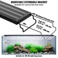thumbnail image 6 of KFFKFF Aquarium Illumination, 36W Broad Spectrum Lighting for Fish Tanks, Features 5 Brightness Settings, Durable ABS Housing with Extendable Mounts for 48"-54" Freshwater Aquariums, 6 of 9