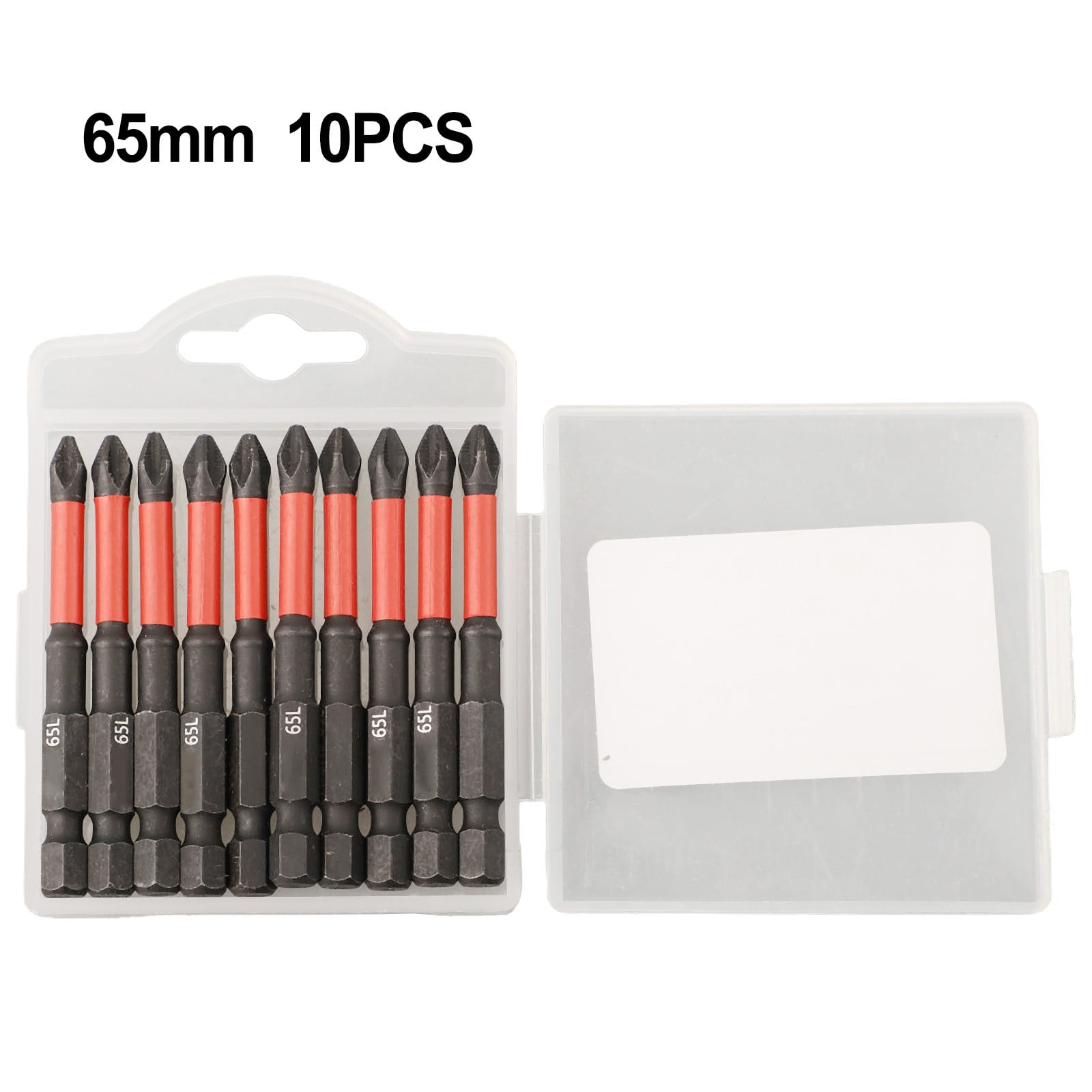 10Pcs Ph2 Magnetic Screwdriver Bit Set Anti-Slip Long Driver Drill Bits 1/4Inch Hex Shank Quick Change For Manual Screwdrivers 65Mm Fangkenuo