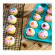thumbnail image 4 of Juego de moldes para muffins de silicona - Mini moldes para muffins de 24 tazas, moldes de silicona antiadherentes de grado alimenticio sin BPA, 2 piezas JAMW Sencillez, 4 of 5