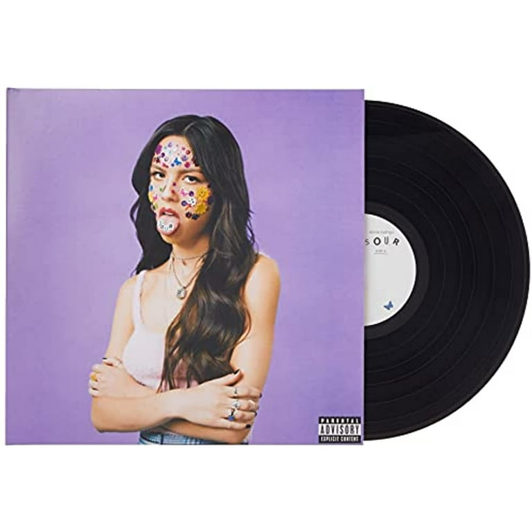 OLIVIA RODRIGO SIGNED SOUR VINYL LP JSA LOA #XX83360