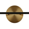 thumbnail image 7 of JONATHAN Y Caleb 18" 2-Light Contemporary Transitional Iron/Glass LED Vanity Light, Brass Gold/Black, 7 of 7