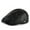 Black, variant on Genuine Leather Baseball Cap Hat Men's Winter Warm Cow Skin Leather Newsboy Caps Men's Hats ,Soft Feel