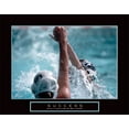 thumbnail image 2 of Frontline 32x26 White Modern Wood Framed Museum Art Print Titled - Success - Swimming, 2 of 4