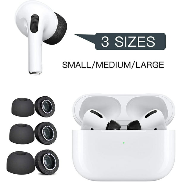 Citron Eve Oprigtighed Black Memory Foam Replacement Tips for Apple Airpod Pro & Airpod Pro 2  Earbud Tips - Walmart.com