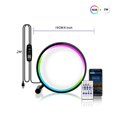 thumbnail image 2 of EIMELI Led Rgb Desk Lamp App Music  Atmosphere Light Remote Control Dimming Game Desktop Bar Live Broadcast Ring Night Light, 2 of 8