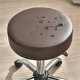 thumbnail image 5 of Faux Leather Stool Cover Water Resistant Dustproof with Elastic Chair Cushion Protector For Household Furniture, 5 of 8