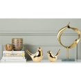 thumbnail image 5 of Fannuoncc Estatuas de pájaros de animales pequeños, decoración del hogar, adornos decorativos dorados de estilo moderno para sala de estar, dormitorio, gabinetes, escritorio de oficina (paquete de 2), 5 of 5
