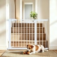 thumbnail image 2 of Pet Gate, DOMIPET 29.5''-40.5'' Wide Dog Gate for Doorways & Stairs, White, 2 of 8
